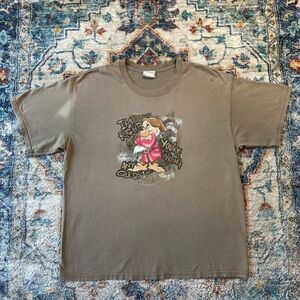 Vintage Disney Grumpy Snow White Dwarf T-shirt Size XL